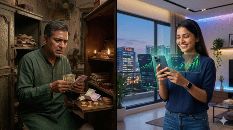 Budget 2026’s Hidden Signal: Why Indian Households Are Dumping Cash and Gold for Stocks