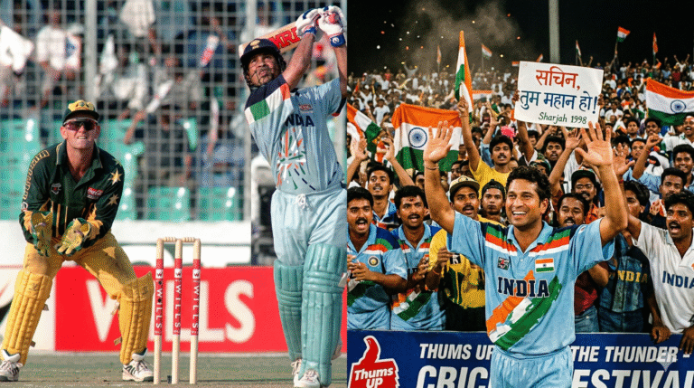 Sachin Tendulkar’s ‘Desert Storm’ Masterclass (143 vs Australia, 1998) That Single-Handedly Carried India to the Final