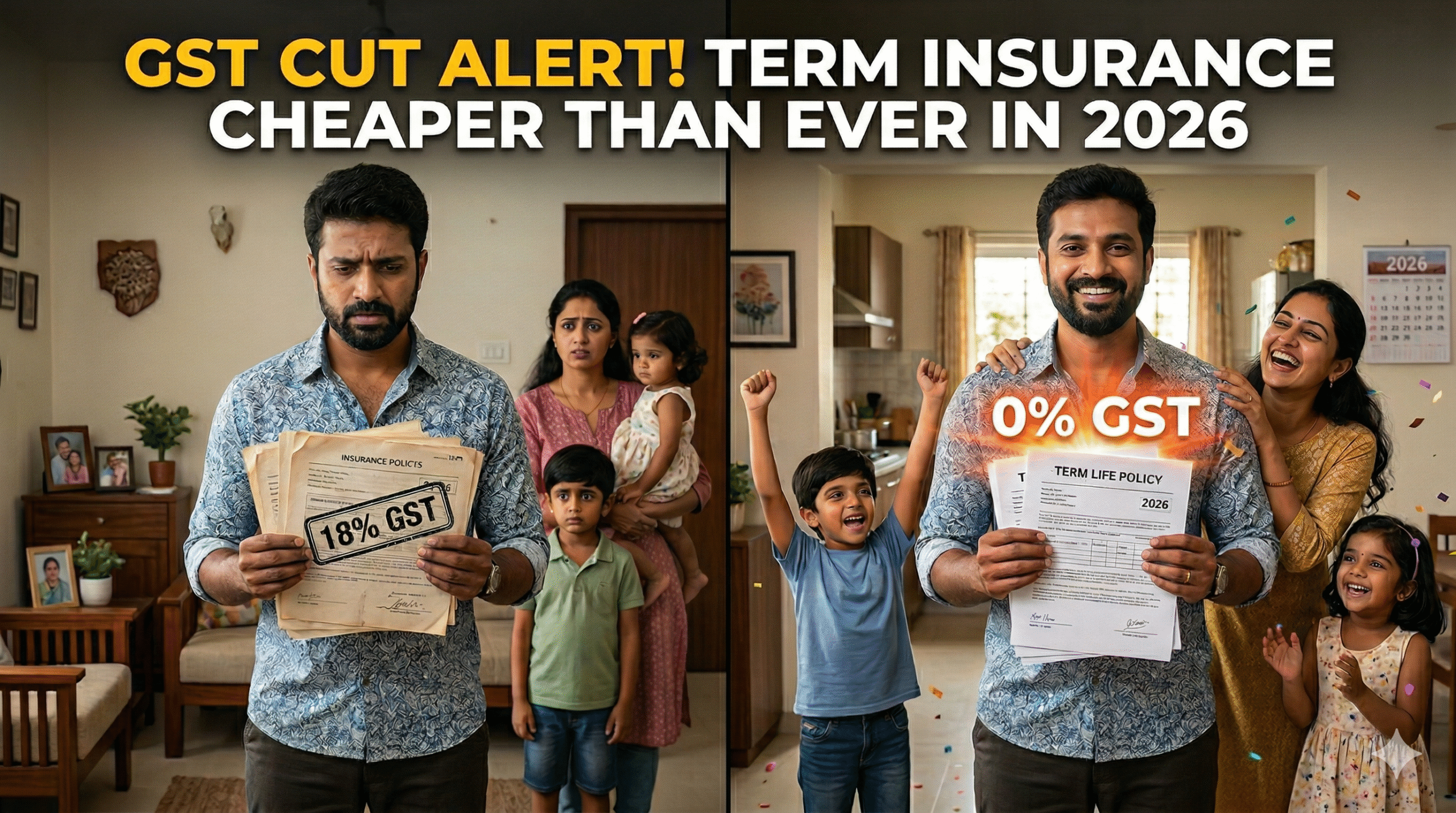 GST Cut & Tech Boost: Why 2026 is the Cheapest Year to Buy Term Insurance