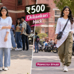 ₹500 Chikankari Hack: How College Students Are Styling Lucknowi with Cargos and Sneakers